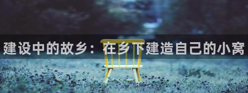 意昂3集团logo：建设中的故乡：在乡下建造自己的小窝