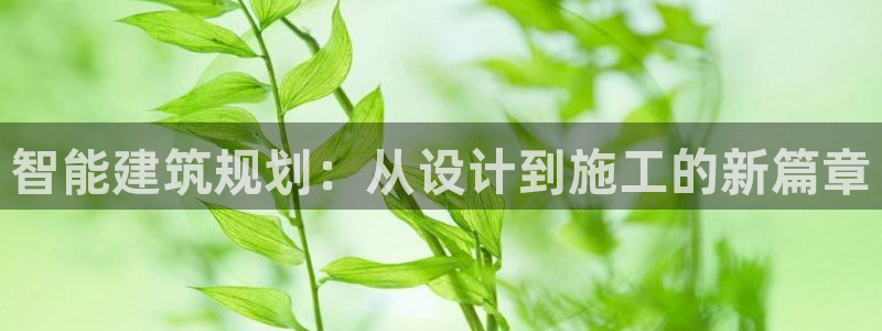 意昂体育3招商电话是多少：智能建筑规划：从设计到施工的新篇章