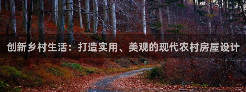 意昂体育3官方客服电话：创新乡村生活：打造实用、美观的现代农村房屋设计