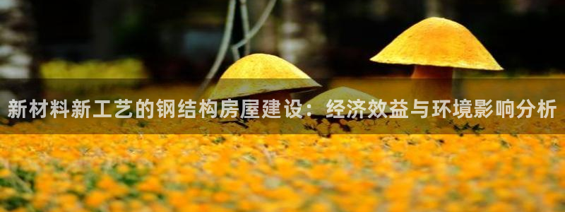 意昂3娱乐40996：新材料新工艺的钢结构房屋建设：经济效益与环境影响分析