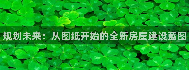 意昂体育3招商电话地址：规划未来：从图纸开始的全新房屋建设蓝图