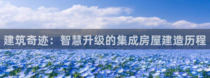 意昂体育3招商电话是多少啊：建筑奇迹：智慧升级的集成房屋建造历程