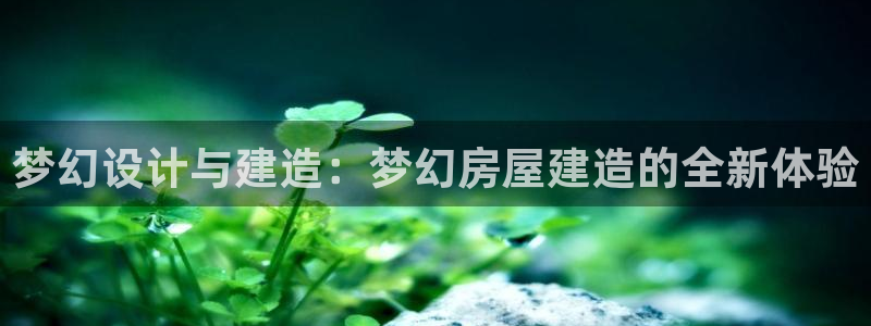 意昂集团官网：梦幻设计与建造：梦幻房屋建造的全新体验