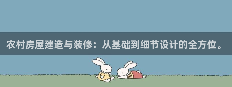 意昂3代理：农村房屋建造与装修：从基础到细节设计的全方位。