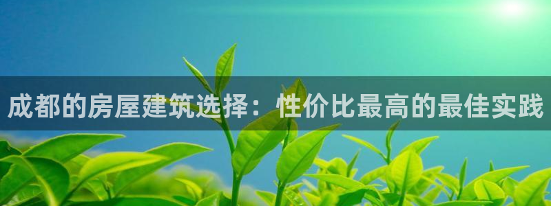 意昂体育3官方客服电话：成都的房屋建筑选择：性价比最高的最佳实践