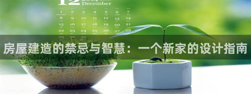 意昂3神州：房屋建造的禁忌与智慧：一个新家的设计指南
